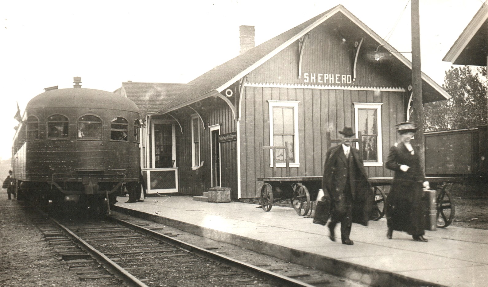 AA depot at Shepard MI